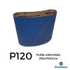P120 - Karbosan - Zirconia 100% - PolyCotton Cloth Backed Sanding Belt - 250x750mm - 10" 