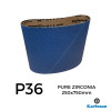 P36 - Karbosan - Zirconia 100% - PolyCotton Cloth Backed Sanding Belt - 250x750mm - 10" 