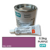 0.5kg: Kipp - Purple - 2K Polyurethane - Indoor Court Line Marking Paint - 0.44kg + 0.06kg Hardener