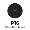 1 Box: P16 - Starcke - Silicon Carbide - Hook & Loop Sanding Discs - 150mm - 6" - (25/Box)