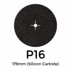 1 Box: P16 - Starcke - Silicon Carbide - Hook & Loop Sanding Discs - 178mm - 7" - (25/Box)