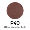 1 Box: P40 - Starcke - Aluminium Oxide - Hook & Loop Sanding Discs - 200mm - (50/Box) 