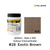 0.2ltr: Pallmann - Pall-x-333 C - Colour Concentrate - Exotic Brown - No.28