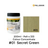 0.2ltr: Pallmann - Pall-x-333 C - Colour Concentrate - Secret Green - No.1 