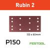1 Box: (499051) P150 Festool - Rubin2 - StickFix - Hook & Loop Sanding Sheets - - 80x133mm - (50/Box)