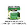 0.75ltr: Saicos - Ecoline Oil - Ground Coat - Chocolate Transparent
