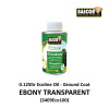 0.125ltr: Saicos - Ecoline Oil - Ground Coat - Ebony Transparent - (3490ECO100)